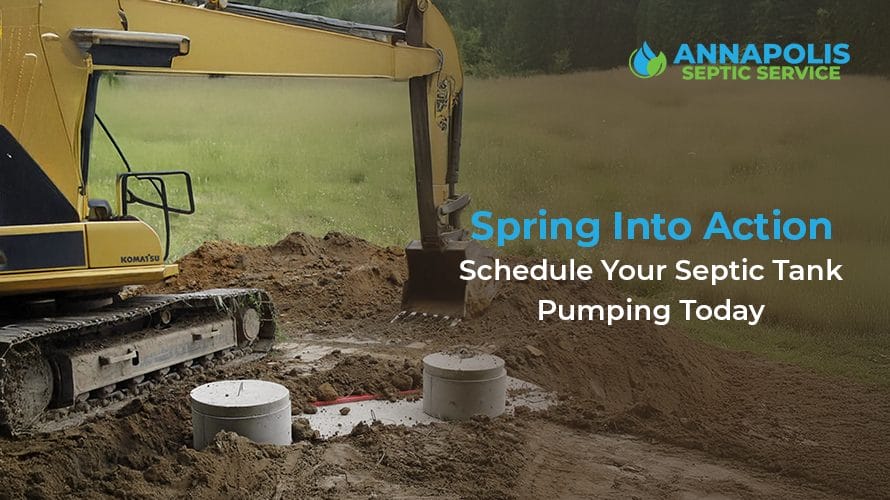 Spring septic tank pumping and maintenance services