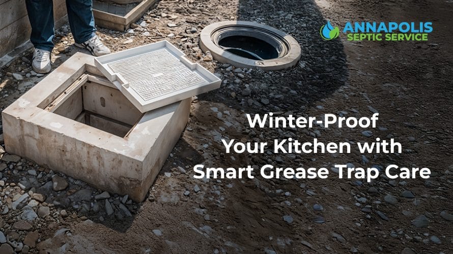 Commercial grease trap maintenance for winter prep in a busy kitchen
